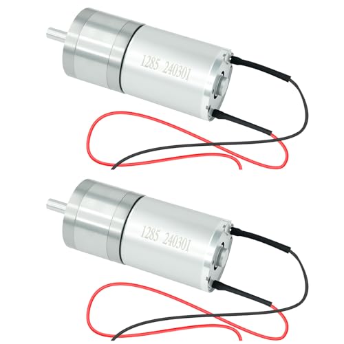 2Pcs 6-12V DC Motor Double-Shaft Strong Magnetic High Torque Gear Motor for Smart Robot Car/DIY Toys
