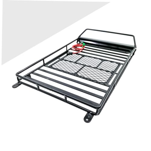 1/10 Scale Crawler Car Roof Rack Storage Bracket Luggage Carrier Roof Rack Spotlight