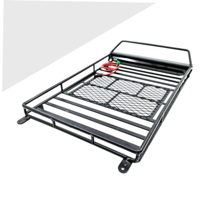 1/10 Scale Crawler Car Roof Rack Storage Bracket Luggage Carrier Roof Rack Spotlight