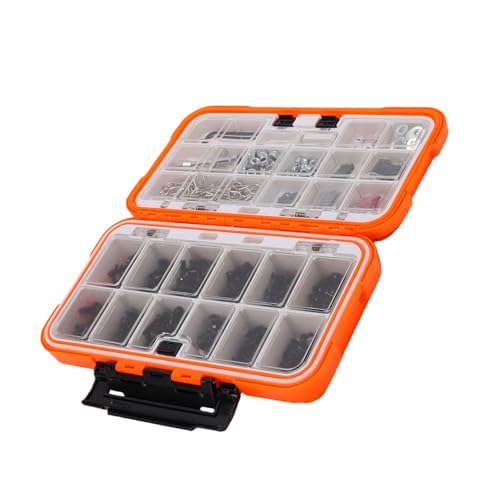 Keenso RC Screw Kit Stainless Steel RC Screws Set 537 Pieces M3 M4 Fasteners with Nuts Pins O Rings E Clips R Clips Hex Wrenches for 1 8 1 10 12 16 Cars Trucks