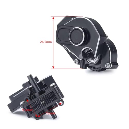 RC Crawlers Models for Axial for SCX24 for Deadbolt for Gladiator 1/24 2 Speeds Metal Gearbox Complete Transmission Case Series Parts Model