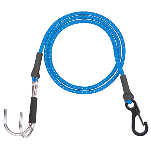 1/10 RC Crawler Elastic Force Escape Rope,Kinetic Winch Strap, 1/10 Scale RC Accessories Rescue Trailer Hook for Axial SCX10 Traxxas TRX4 Upgrade Parts (Blue) - color: Blue