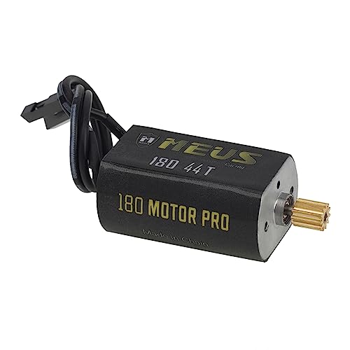 MEUS RACING TRX4M Motor 44T 180 Pro Brushed Motor with Brass Pinion Gear for TRX4M Defender/Bronco/K10/F150 1/18 RC Crawler Upgrades Toy Vehicles and Accessories(44T)