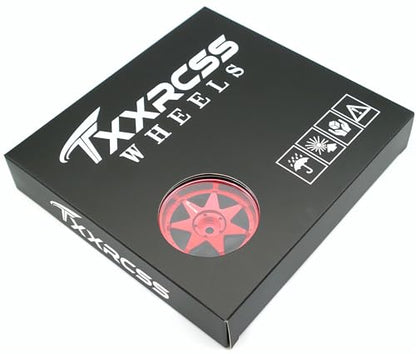 1/10 RC Drift Tires and Aluminum Wheels Rims Rally Racing Tyres 12mm Hex for 1:10 Scale On Road Touring Street Car Tamiya Traxxas HPI KYOSHO XV02 XV01 TT01 TT02 PTG2 A959 4pcs (Red) PP2501 - color: Red