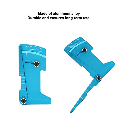 RC Car Camber Gauge Tool | Aluminum Alloy Adjustable Ruler for 1/8 & 1/10 Types | - 10° to + 10° Measurement | Simple Use for Road/Off - Road RC Vehicles