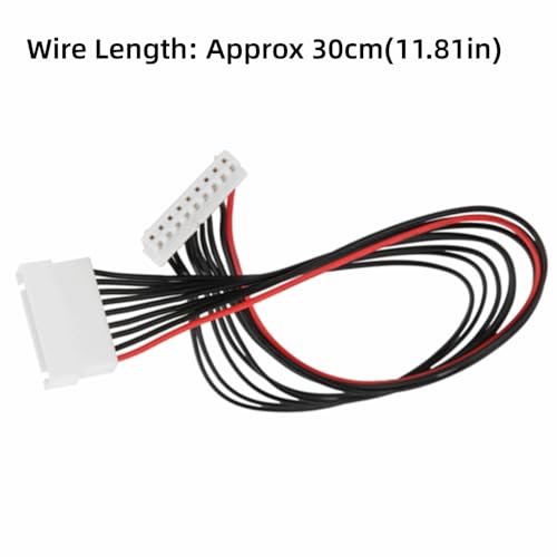 JST XH 8S 9Pin Balance Extension Cable 10 Pack 30cm Plug Extension Lead Wire for RC Car Plane Battery Charger