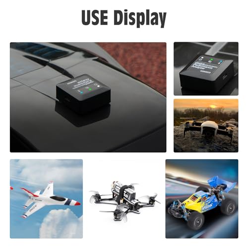 GSM020 GNSS Performance Analyzer GPS+GLONASS Speedometer | for RC Car Airplane Helicopter Drone Measurement/Max Speed/Average Speed/Distance/High and Vertical Velocity Tester