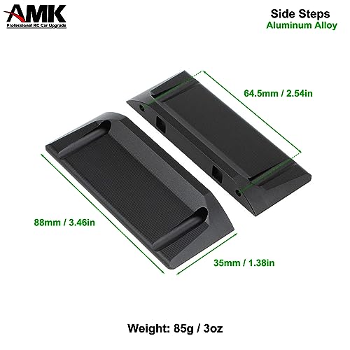 AMK Carbon Fiber SCX10 Chaissis Frame Rails DIY 313mm Wheelbass 1/10 RC Crawler Body LCG Builder Kit with Servo Mount Axial SCX10 I II Upgrades (5 in 1) - color: 5 in 1