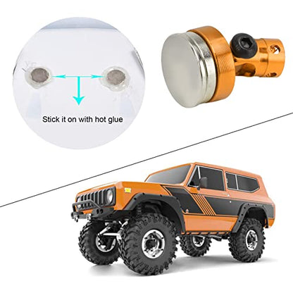 VGEBY Magnetic Body Post, 4Pcs Aluminum Alloy Mount for 1/8 1/10 RC Vehicle Body Shell Orange - color: Orange