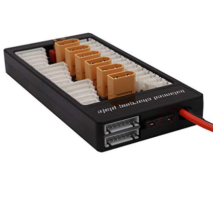 Parallel Balanced Charging Plate XT60 2S-6S Lipo Battery Parallel Charge Board with T Plugs Connector Compatible with IMAX B6/B8 UN A6 Charger (XT60)