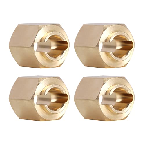 INJORA Brass Wheel Hex Hub 7mm Extenders Adaptor for TRX4M Redcat Ascent18
