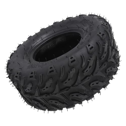 KIMISS 14x5.00-6 Tubeless Vacuum Tire for ATV, UTV & Cart, All Terrain Front Wheel with Rim, 6" Rubber Tire for Off Road Go Kart & Mini Bike