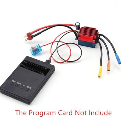 RC 35A Brushless ESC, Sensorless Brushless Motor Brushless Electric Speed Controller for 1/16 1/18 RC Car Truck Accessory