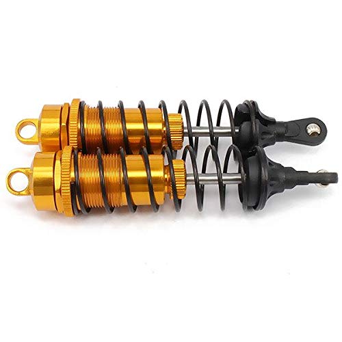 Replacement Part For Oil Adjustable Style 122mm Long Aluminum Shock Absorber Damper For Rc Car 1/8 Buggy Truck Hop-Up Parts - (Color: Yellow) - color: Yellow