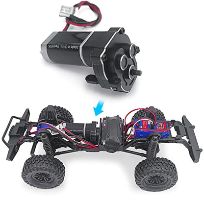 Aluminum Transmission Case 16.6:1 Gearbox with Gear for 1/18 TRX4M | RC Crawler Car Upgrade Parts Accessories