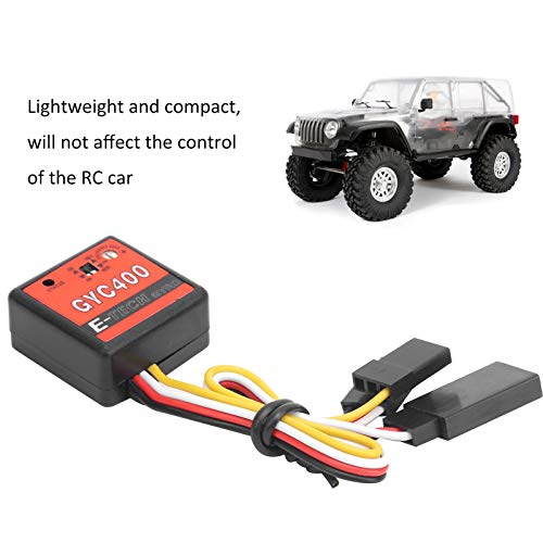 GYC400 Mini RC Gyroscope Module Drift Drive Control Gyro Stabilizer for Remote Control Car Model Plastic 2.3x2.3x1cm 15g