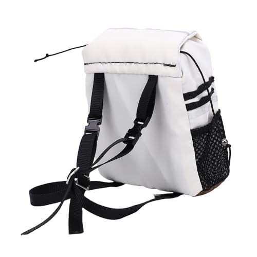 Yctze RC Simulation Backpack, Oxford Cloth Storage Bag, Stickers Backpack with Customization, Ideal for SCX10, 1/8 & 1/10 Scale RC Crawlers (White) - color: White