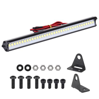 RC LED Light Bar 36 LEDs Roof LED Lamp Kit for Traxxas Slash Rustler TRX4 SCX10 Redcat Gen 8 1/10 RC Rock Crawler