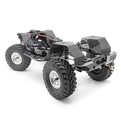KYX Racing Alloy Rear Bumper w/LED Lights Upgrades Parts Accessories for 1/10 RC Crawler Car Axial SCX10 III AXI03007 SCX10.3
