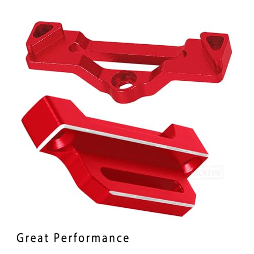RC Upgrades Part Aluminium Alloy Battery Mount Plate Tray Battery Holder Mount for 1/10 Slash 2WD/Slash 2WD VXL/F0rd F-15O Raptor 2WD,Tall Battery Holder Mount Hold Down,Red(#5827) - color: Red - (Upgrades Part)