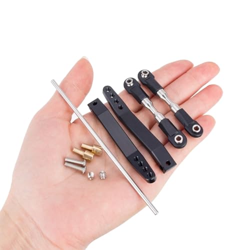 Metal Rear Sway Bar Anti-Roll Set Upgrade for 1/10 Wraith RR10 Yeti | Fit 1/10 Axial Wraith RR10 Yeti crawler Reduce body roll & boost driving stability Sturdy metal, practical RC upgrade partjia - color: Silver