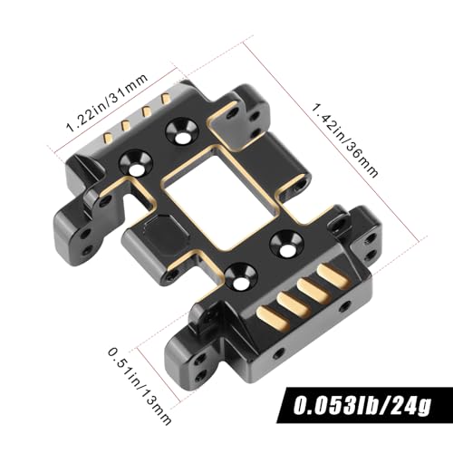 Brass Skid Plate for Redcat Ascent-18 1/18 RC Crawler Upgrades | Ascent-18 27.8g Brass Skid Plate Upgrades