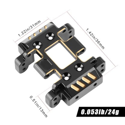 Brass Skid Plate for Redcat Ascent-18 1/18 RC Crawler Upgrades | Ascent-18 27.8g Brass Skid Plate Upgrades