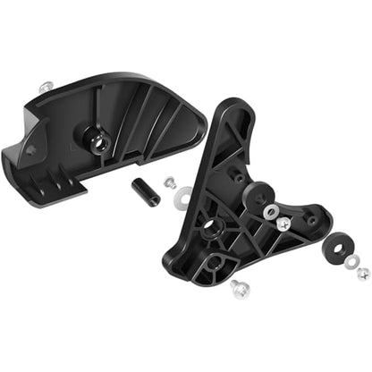 Motor Ramp & Skid Plate Kit For Minn Kota Terrova & Riptide Terrova 112 lb Thrust 4-1/2" Motors BT 2017 & Newer Models - Left and Right - Ramp + Skid Plate Rebuild Kit