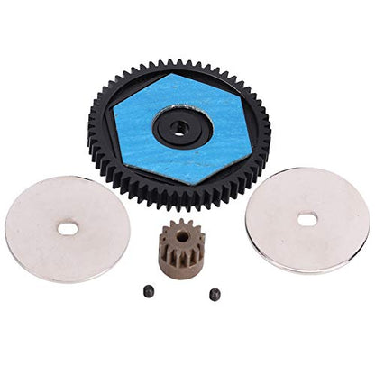 RC Car Spur Gear, Metal 56T Spur Gear and 12T Motor Gear RC Replacement Spare Upgrade Parts Accessories for SCX10 RC Car Model Spur Gear 32P Scx10 Ii Spur Gear