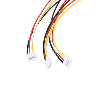 20 Sets Jst 2.0 Ph 4 Pin Connector Plug, Include 10 Sets Mini 4 Pin Jst Ph2.0 Connector Plug Female with 150mm Cable Wire & 10 Piece Male Micro Jst Ph2.0mm 4Pin Connector Plug - size: JPH-2.0-4P-F-M-2-20pcs