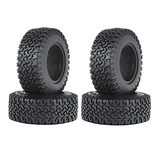 1.55 inch Tires Rubber Tyres for 1:10 RC Crawler Car D90 TF2 Tamiya CC01 LC70 MST JIMNY 90069 (78mm, A) - color: 78mm, A