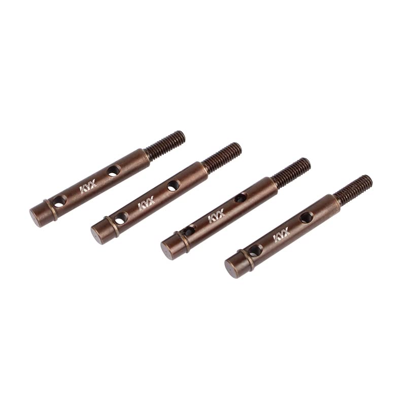 KYX Racing Hard Steel Front Rear Portal Stub Axle Drive Shaft for 1/18 RC Crawler Car Axial UTB18 Capra Unlimited Trail Buggy