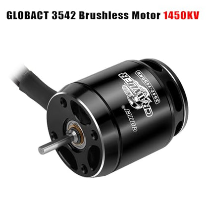 GLOBACT 1450KV 3542 Brushless Motor for 1/8 1/10 TRX4 TRX6 SCX10 I II III - size: 1450KV