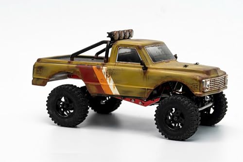 furitek FX118 Fury Wagon Ultimate Upgrade Kit Scale 1/18 RC Crawler RTR - Remote Control Car, RC Crawlers with High-End Upgrades Ready to Install for Adults (Yellow (TT-0022-1)) - color: Yellow (Tt-0022-1)