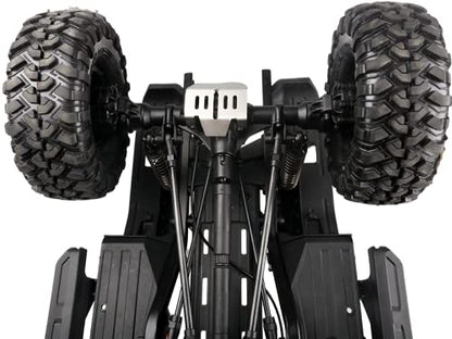 KYX Racing Stainless Steel Frame Protector & Skid Plate Chassis Guard & Axle Protective Plate Upgrades Parts Accessories for 1/10 Rc Crawler TRX-4 2021 Bronco