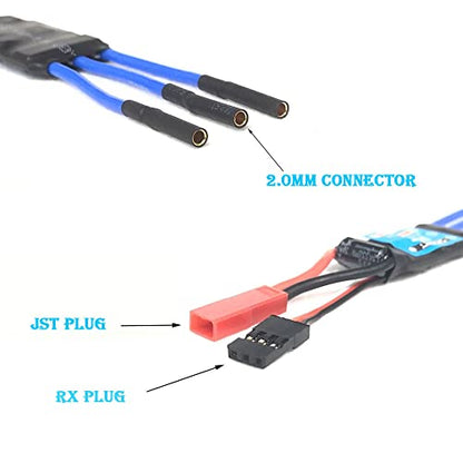 MOUDOAUER Electronic Components Brushless Motor ESC Combo Waterproof Upgrade Spare Parts for 1/28 RC Car Spare Part Accessory