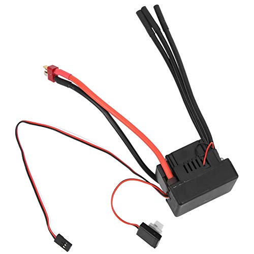 VGEBY Brushless ESC, 120A High-Current RC Speed Controller for 1/8 Scale Off-Road Racing, Electronic Speed Controller for Hobby Modeling Enthusiasts and RC Car Racing