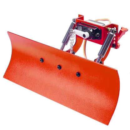 1/24 Snow Plow Kit Upgrade for SCX24 RC Cars | Fits SCX24 - Aluminum Upgrade - Replacement Parts - Red - color: Red