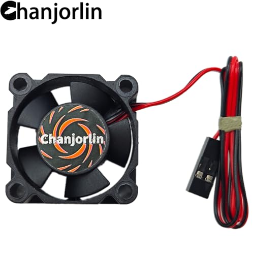 2Pack RC Car Motor Cooling Fan 25mm 30mm 40mm 50mm High Speed Heatsink 28000RPM ESC Fans for 1/8 1/7 1/10 1/12 Scale Truck Off Road Crawler Car Boat 540 550 Brushless Brushed Motors (30mm) - size: 30mm