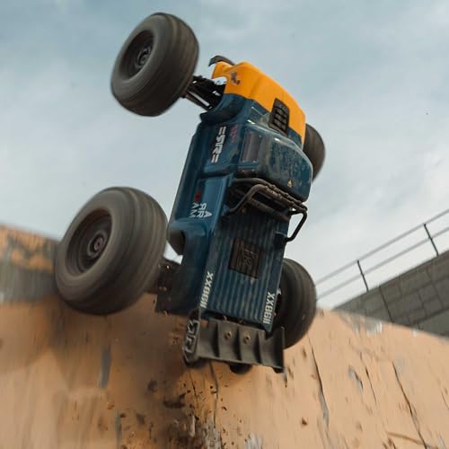 ARRMA RC Truck 1/8 Notorious 4X4 6S BLX BRUSHLESS V6 Stunt Truck RTR (Battery and Charger Not Included), (Blue), ARA8611V6T2 - color: Blue