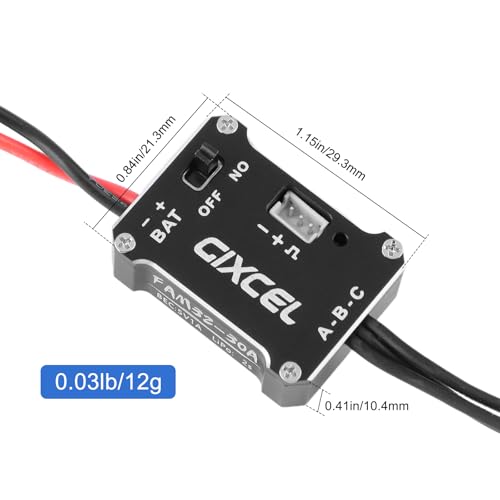 30A Brushless ESC for TRX4M SCX24 Micro RC Crawlers Upgrades | Compact 30A brushless ESC delivers smooth throttle response and reliable power for 1/18 and 1/24 micro crawlers