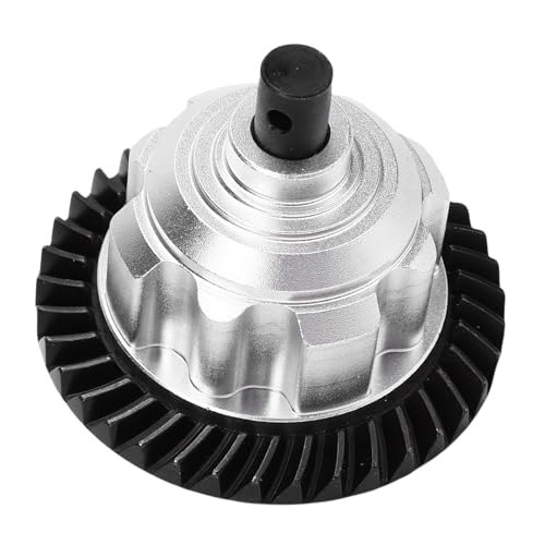 RC Car Differential Gear, Upgrade Rear Diff Gears Kit Seamless Replacement for 1/10 MAXX Slash (Silver)