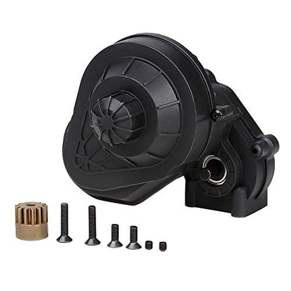 INJORA Black Complete Gearbox Transmission for 1/10 Axial SCX10 II 90046