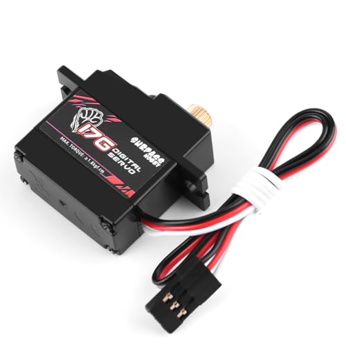 GLOBCAT 17g Metal Digital Servo with Arms for 1/16 Hyper Go | Fits Hyper Go H16BM H16GT H16DR 16207 16208 16209 16210