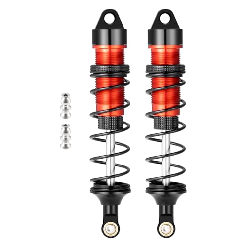 RC Car Front & Rear Shocks Set Adjustable Shocks For 1/8 Arrma Typhoon 6S Redcat FS/ZD Racing Buggy Truggy Replacement Parts (Front & Rear) - style: Front & Rear
