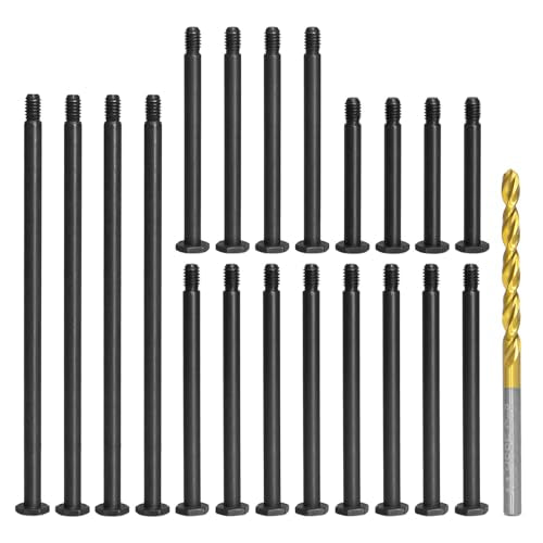 LRFHL Suspension Pin Set Steel for TRAXXAS 1/5 X-MAXX 6S/8S 1/6 XRT RC Car | Front Rear Suspension Arm Pin Screw Set Repair Kit RC Upgrade Parts