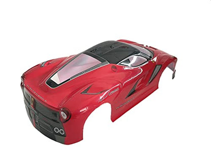 1/10 Scale RC Painted Precut Drift Racing Touring Onroad Car Body Shell Width 190mm with Wing Mirror Accessories (LaF)