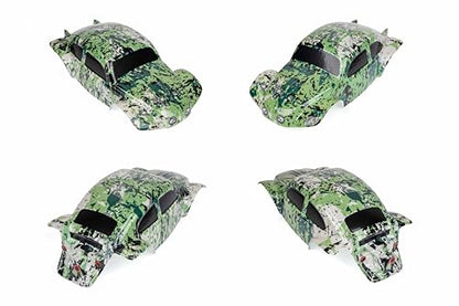 SummitLink Custom Body Compatible for 1/10 1/8 Scale RC Car or Truck (Truck not Included) (Camouflage) - style: Camouflage