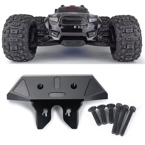 RC Bumper For Sledge 4WD Monster 1/8 RC Car Aluminum Alloy Front Rear Bumper Guard Upgrade Parts Repair Replacement Accessories(Rear) - size: Rear