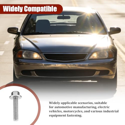 4PCS M5 x 30mm Car Ignition Coil Mounting Bolts, Stainless Steel | Pitch/head check, washer seat, blind-hole depth, hand-start setup, service-manual torque, automotive repair accessories - size: M5*30